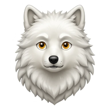 Lobo blanco sticker