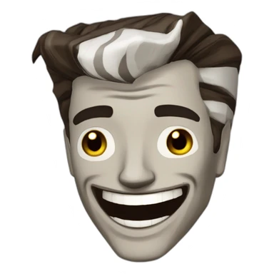 Handsome jack from borderlands 2 laughing  sticker