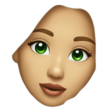 Romeo Santos kiss-kiss blond girl amd green eyes sticker