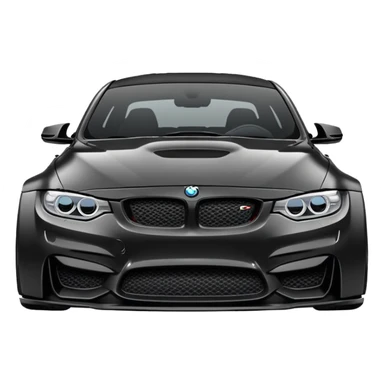 M3 g80 black with a body kit sticker