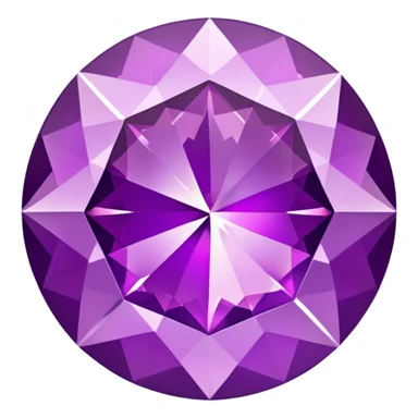 A purple diamond  sticker