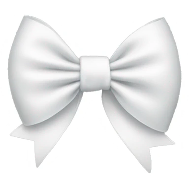 white bow sticker