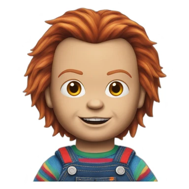 Chucky poupée sticker