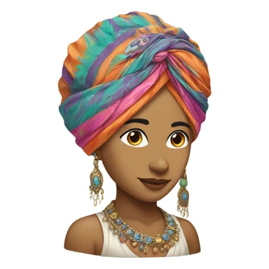 Indian turban  sticker