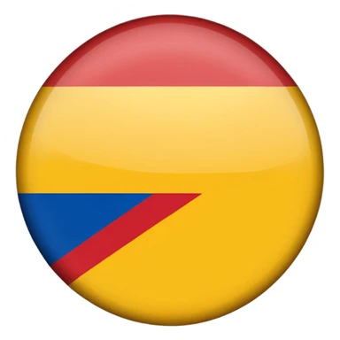 Bandera de colombia circular sticker