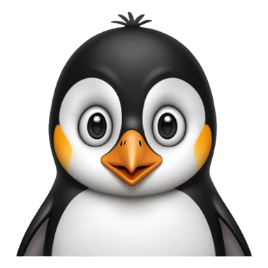 mind blown penguin sticker