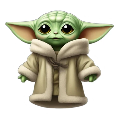 baby yoda german rave outfit sticker