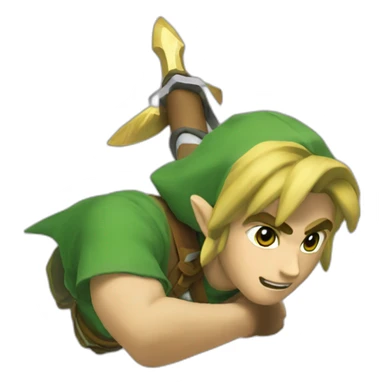 Link from zelda sticker