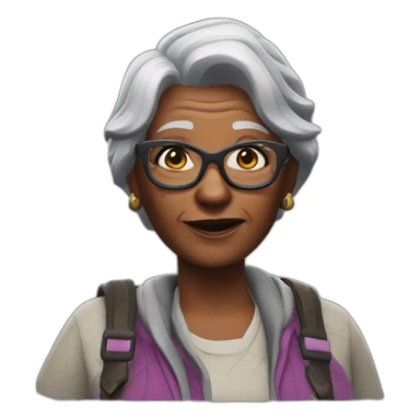 grandma's fortnite skin sticker