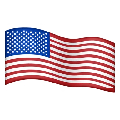 minimalist upside down US flag sticker