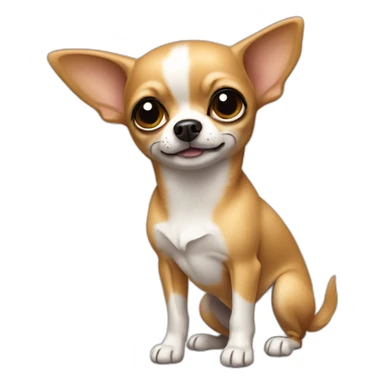 Chihuahua little dog sticker