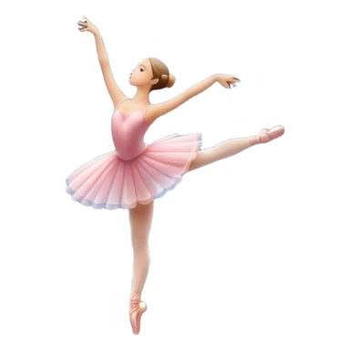 Icon for Ballet: a theater stage with silhouette of a ballerina in an elegant pose, surrounded by spotlight and stage lights. The icon should convey the grace and beauty of ballet, with focus on the dancer and the dramatic lighting. Transparent background. sticker