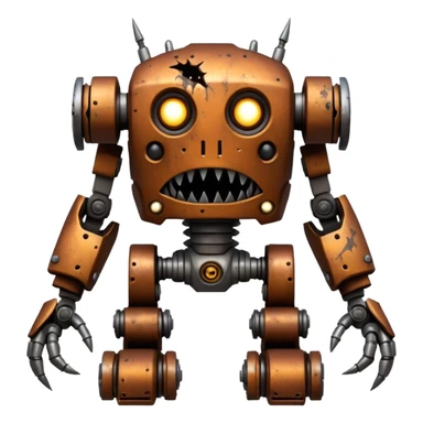 horror mecha bionic monster sticker