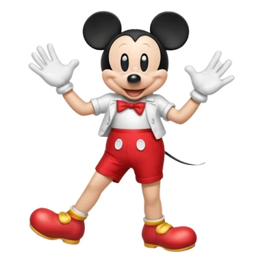 Mickey mouse dancing sticker