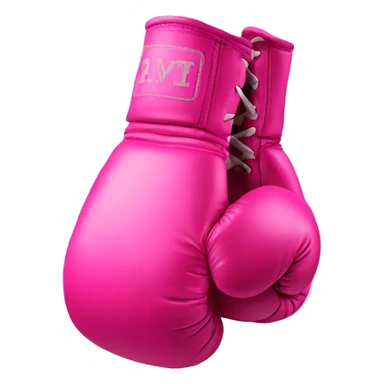 pink boxing gloves sticker