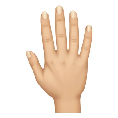 Ring finger coming forward from hand sticker