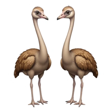 Ostriches  sticker