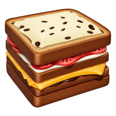 chocolate sandwich sticker