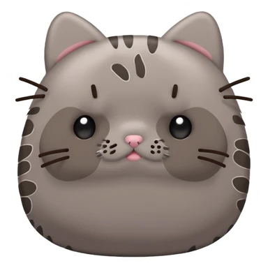 sad pusheen red heard it should be sad sticker