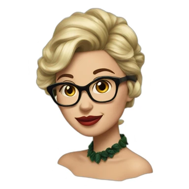 Audrey, little shop of horrors sticker