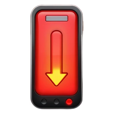 Low Battery sign sticker