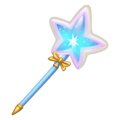 Fairy godmother magic wand sticker
