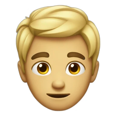 Disappointment smile sticker