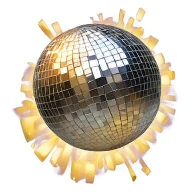 Disco ball turning  sticker