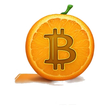 orange book with the word bitcoin on it sticker