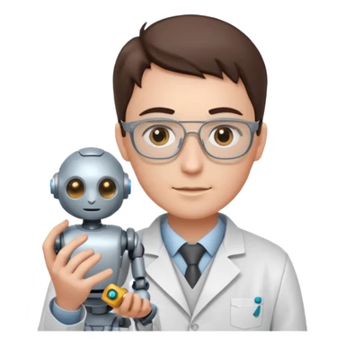 a robotics teacher sticker