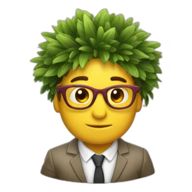 rata vestida de traje sticker