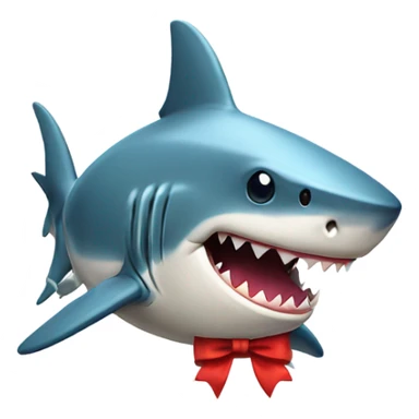 Shark with a BOW sticker