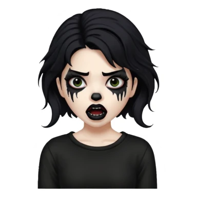 Mexican goth girl can’t sleep and yells about new suicideboy album
 sticker