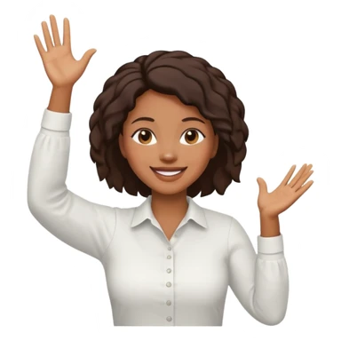 Beautiful Christian black women praise expressions sticker