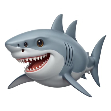 SHARK HAPPY FACE POV sticker