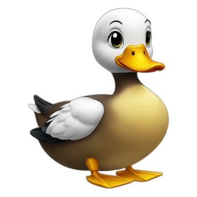 POWER DUCK sticker