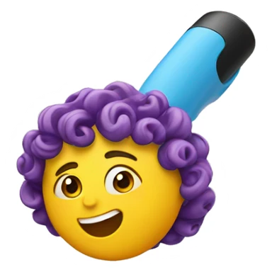 one plastic curler sticker