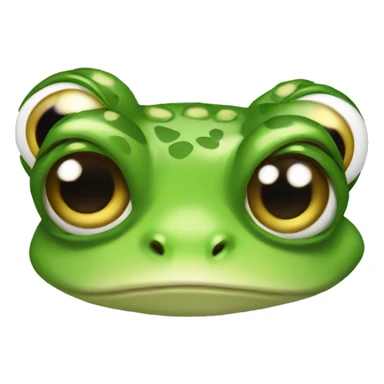 Frog with side eye  sticker