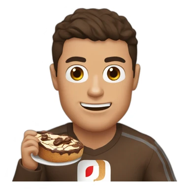 Cristiano ronaldo eat nutella sticker