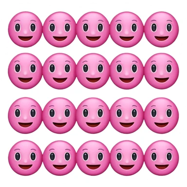 cute beauty pink emoji pack sticker