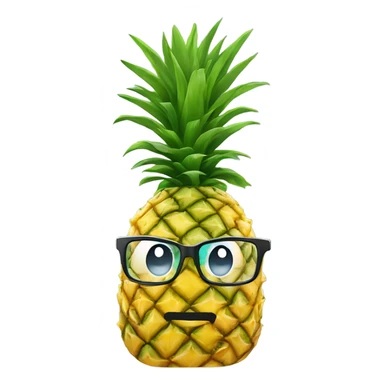 🍍 pineapple looks at its reflection in the mirror sticker
