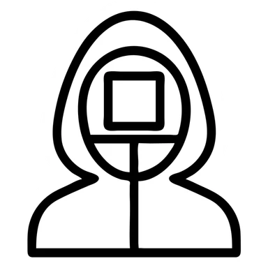 Squid game garde carré sticker