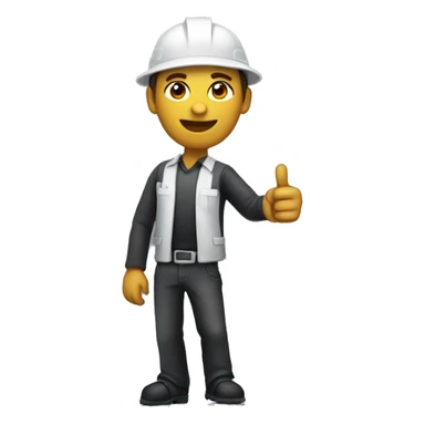 full body picture of tmobile worker sticker