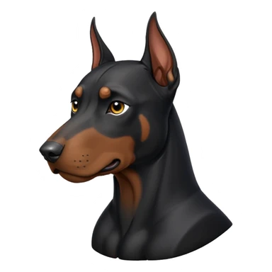 black doberman Y3 sticker