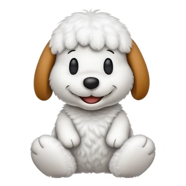 Make a snoopy emoji sticker