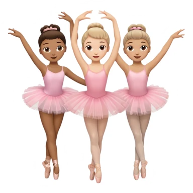 Triplets dancing sticker