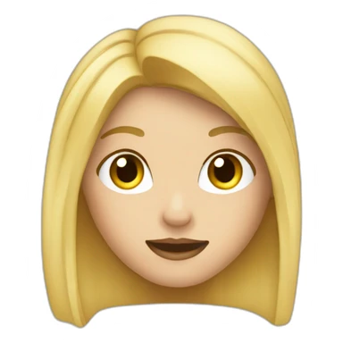 Blonde qui fait un pouce en l'air sticker