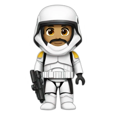 Arab Stormtrooper sticker