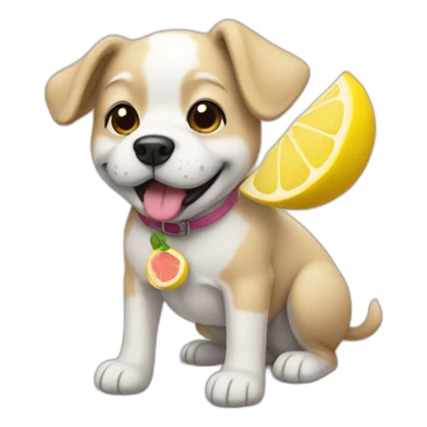 lemonade dog sticker
