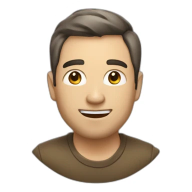 Homme impressionné  sticker